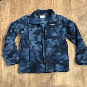 Columbia Kids' Navy Camo Fleece Jacket